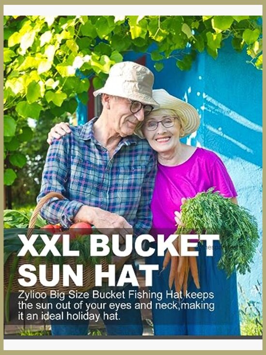 Reversible Bucket Hat with Chin Strap, 100% Cotton, Packable Travel Sun Hat main image 5